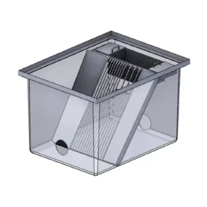 Bac de dégrillage inox