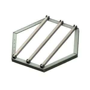 Polygone de barreaudage inox